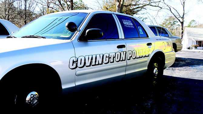 covington police car web