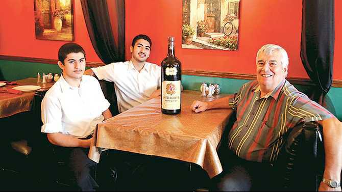 Chianti-restaurant-closing---employees-Ozan-Gunidi-and-Erman-Gunidi-and-owner-Domenico-Pelliccia-IMG 0561