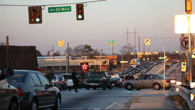 traffic on sigman in Feb 2011 IMG 0124-1