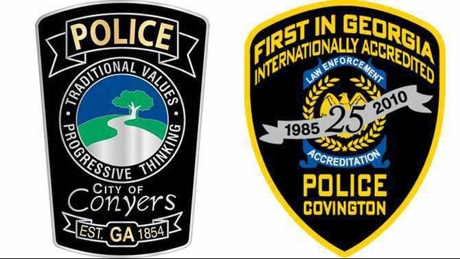 Conyers Covington police patches top-media
