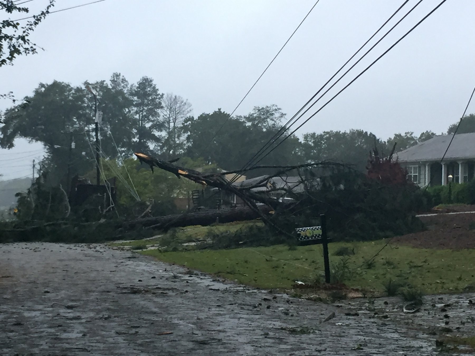 Storm damage visible in Covington Tuesday morning The Covington News