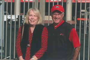 Ozburns cheer on the Bulldogs