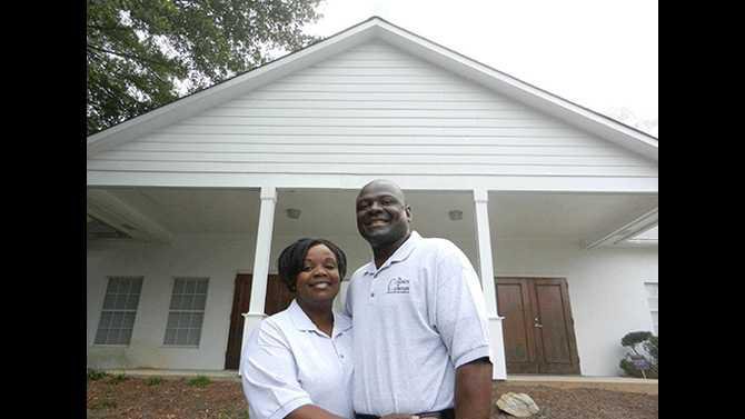 Arlesha-and-Moses-Little-new-church-in-Conyers-690
