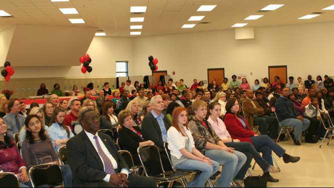 RCHS annex ribbon cutting crowd IMG 6047