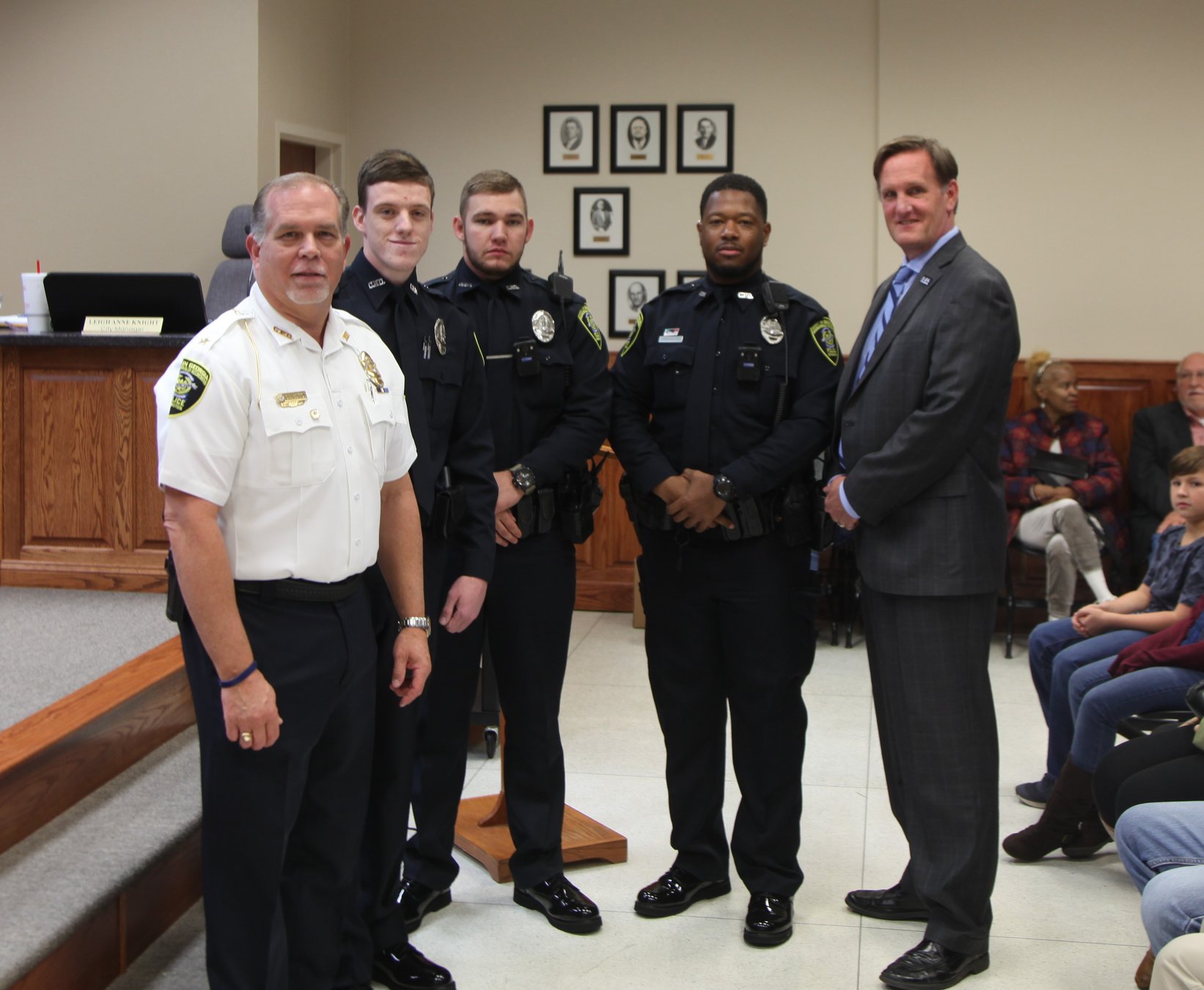 Covington swears in newest cops The Covington News