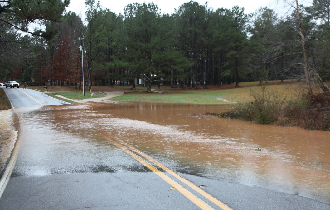 Heavy rains close Lower River Road The Covington News