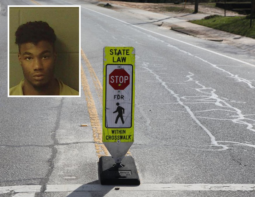 Failure to yield at crosswalk leads to drug and gun arrest in