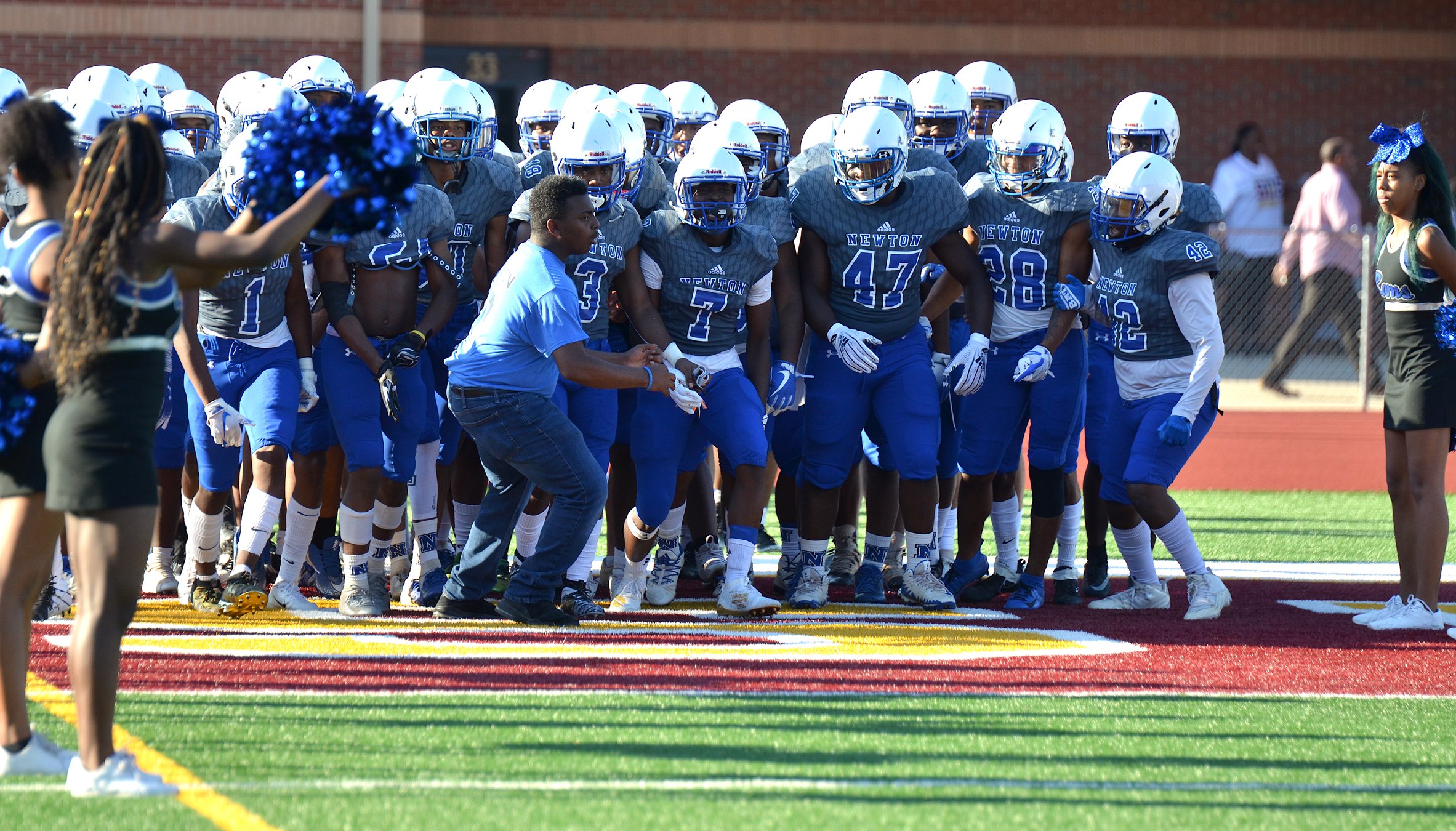 PREP FOOTBALL Newton High's energy goes unmatched in spring game at