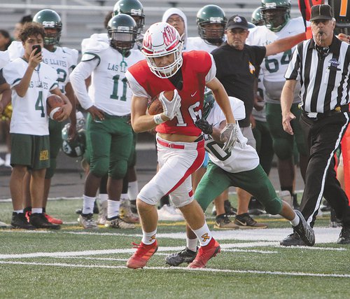 Football Redskins Claim First Victory Over Cross Keys The