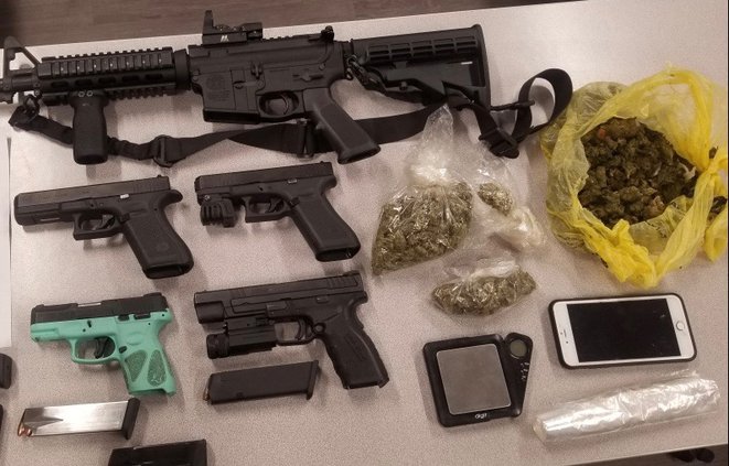 items confiscated at Magnolia Heights Circle residence