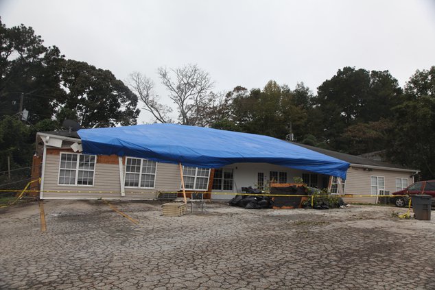 Tornado damage