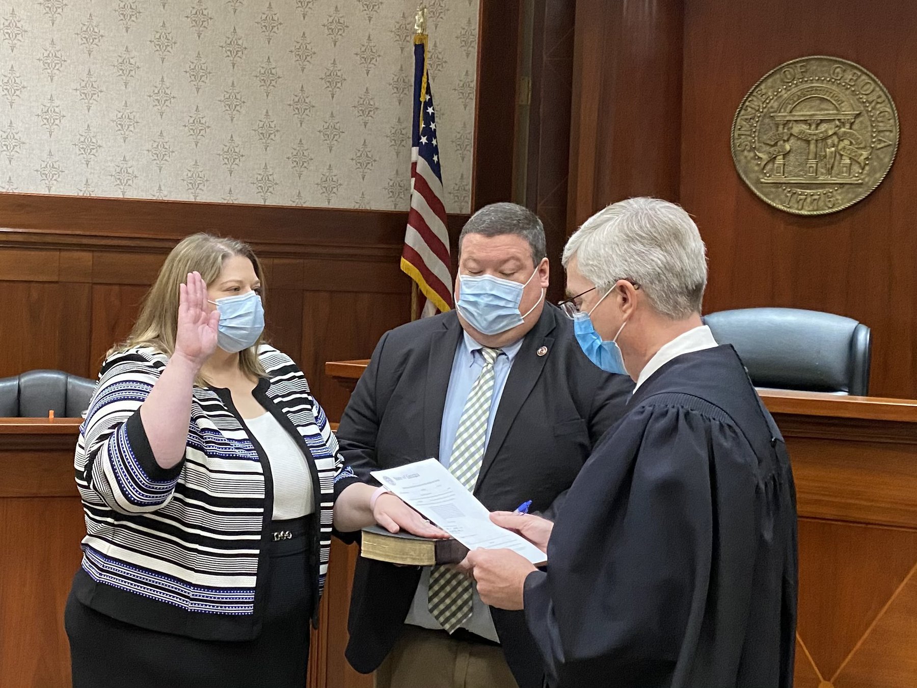Judge Bell sworn in to second term The Covington News