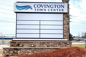 Town Center sign