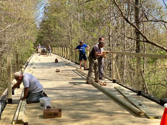 Cricket Frog Trail bridge