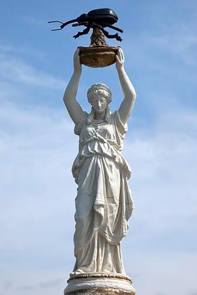 Boll weevil monument