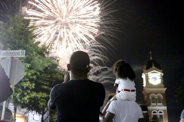 Fireworks show in Covington - July 4, 2021