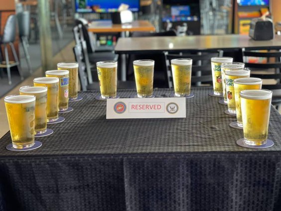 Five O'clock Sports Bar - respect to fallen