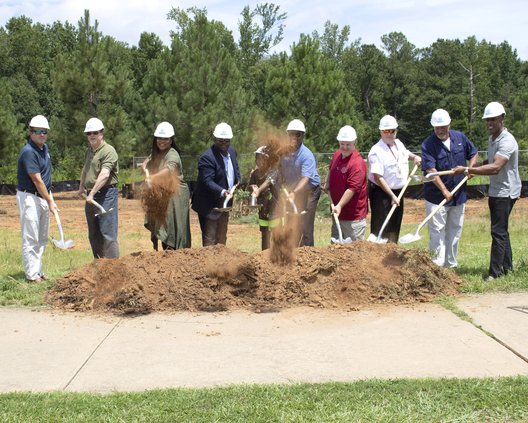 Skate park groundbreaking