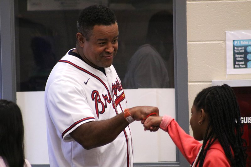 Bally Sports South on X: Brian Jordan (@TwoSportman) at Stoneview  Elementary reading his book, “I Told You I Can Play.” His foundation, the Brian  Jordan Foundation, donated book bags and supplies to