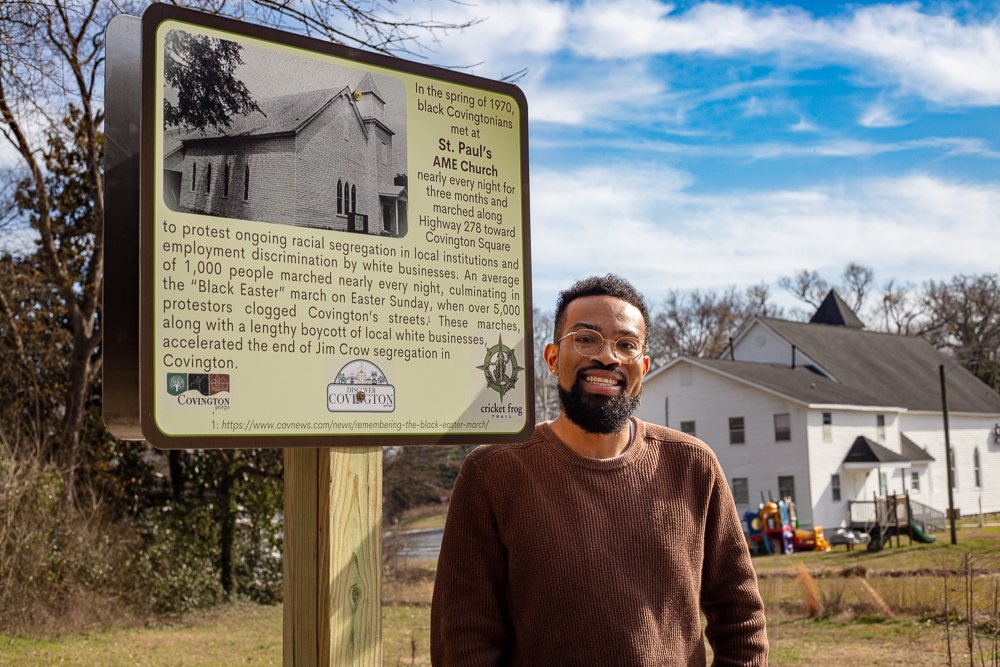 Covington places signs along trail that celebrates its Black history