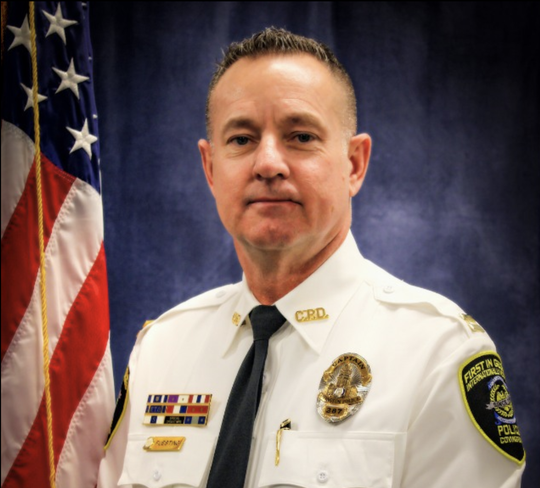 Brent Fuesting officially named Covington police chief