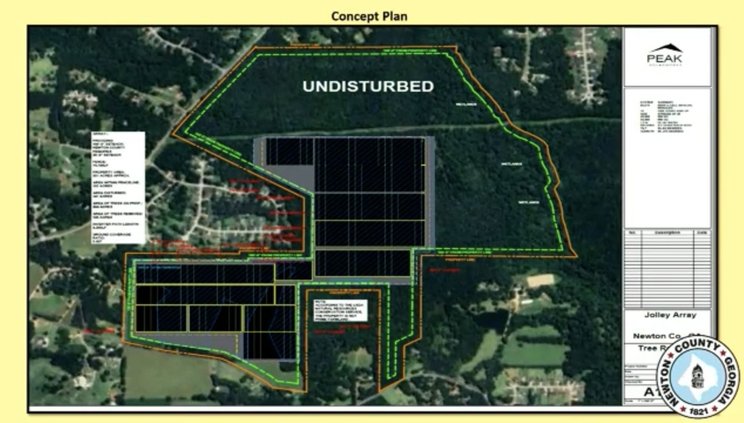 solar farm map