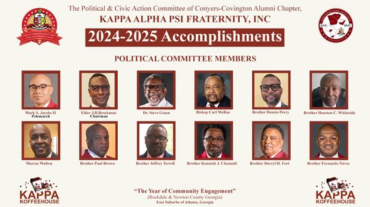 Kappa Alpha Psi Conyers-Covington Alumni Chapter reflects on year-end accomplishments