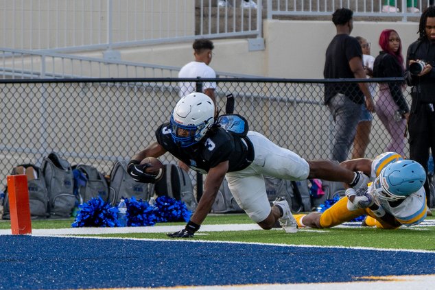 Newton Mays Football Scrimmage