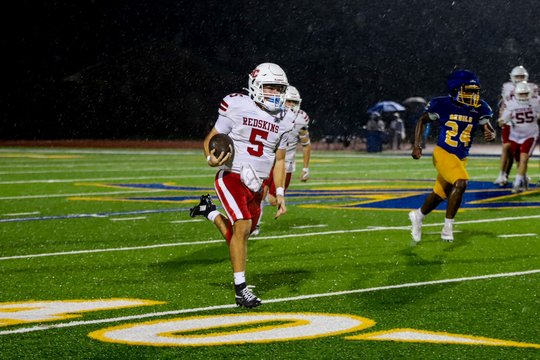 Rainy, road revenge: Social Circle Redskins defeat Warren County 35-8