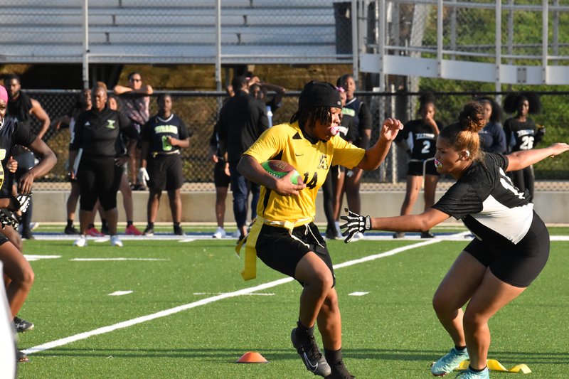 alcovy vs Discovery Flag Football Milani Baughns