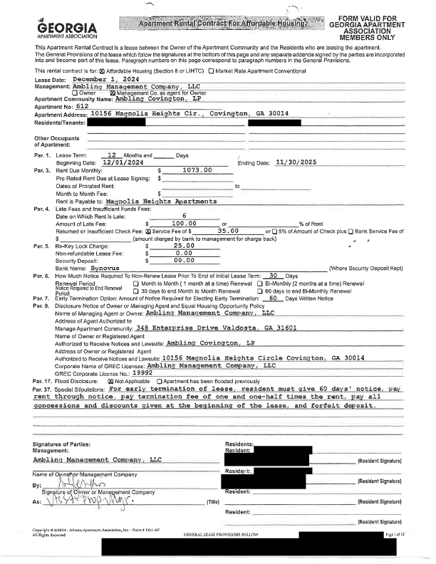 magnolia heights lease