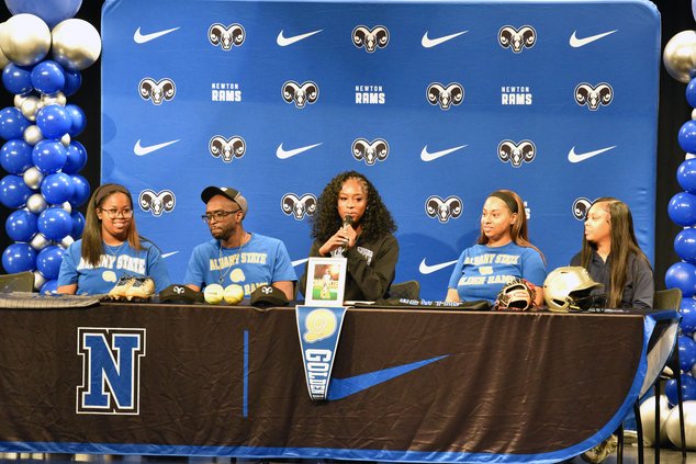 Aaliyah Parsons Newton Softball Signing 2025