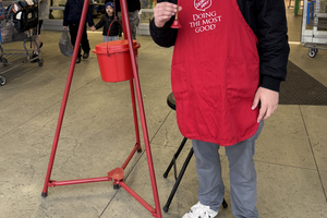 ringing the salvation army bell