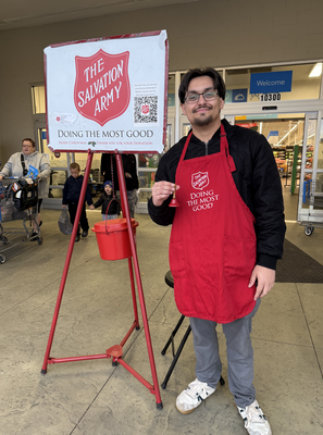 ringing the salvation army bell