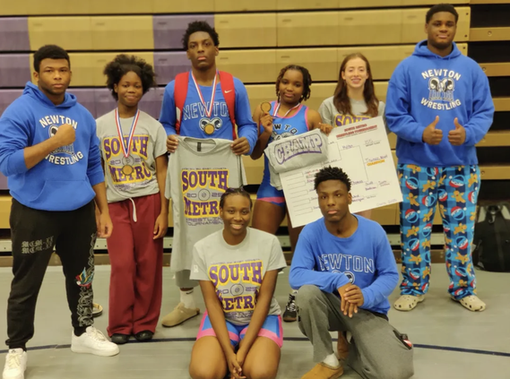 Newton Rams Wrestling South Metro 2025