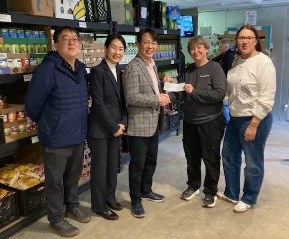 Absolics provide support to Giving Hands Food Pantry with ‘major contribution’