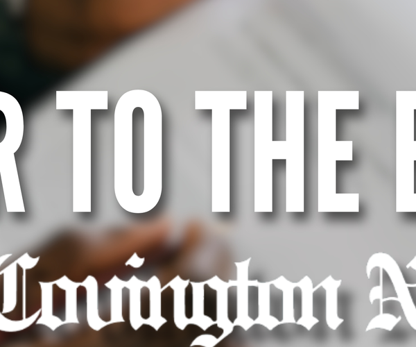 letter to the editor graphic cov news