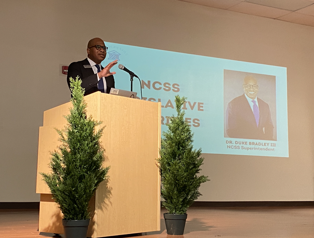 NCS Superintendent encourages statewide public education funding reform at Pre-Legislative Breakfast