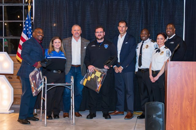 Banquet honors bravery of local paramedics who were injured in October crash