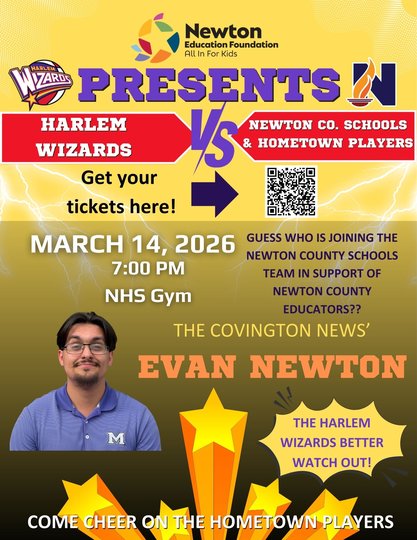 NEWTON: It’s official. I’m suiting up against the Harlem Wizards