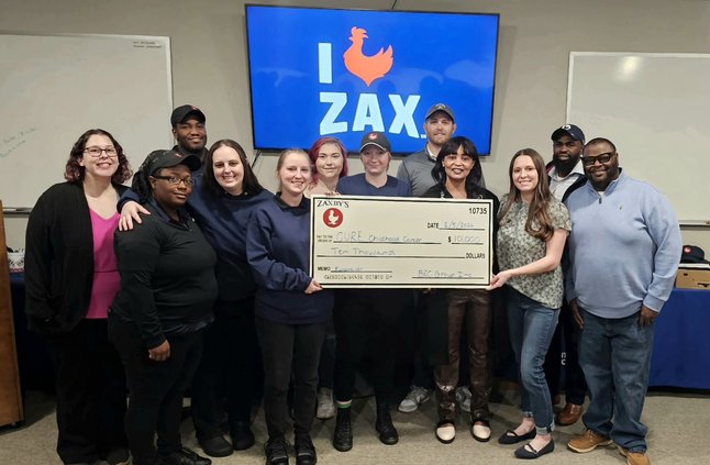 Covington Zaxbys donation