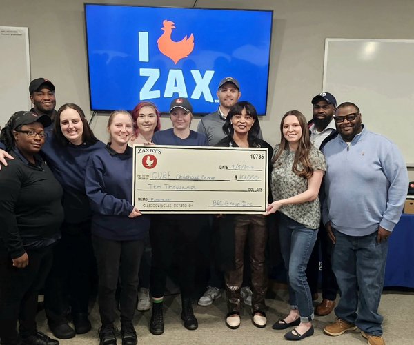 Covington Zaxbys donation