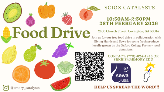 Catalyst Initiative at the Oxford College of Emory University hosting food distribution event on Saturday