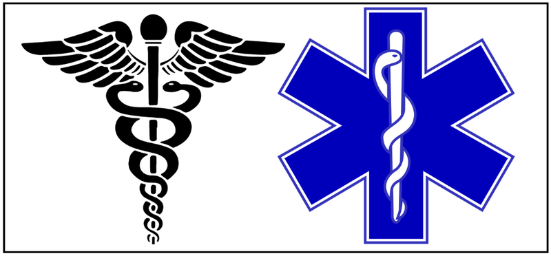 caduceus vs  Rod of Asclepius