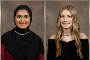 Maha Ahmad and Grace Mills