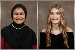 Maha Ahmad and Grace Mills