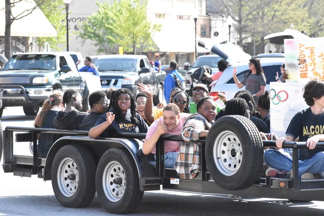 special olympics parade