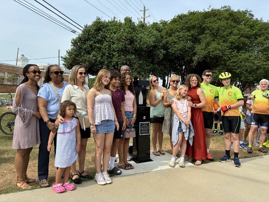 Newton Trails installs new water fountains in honor of John Keck