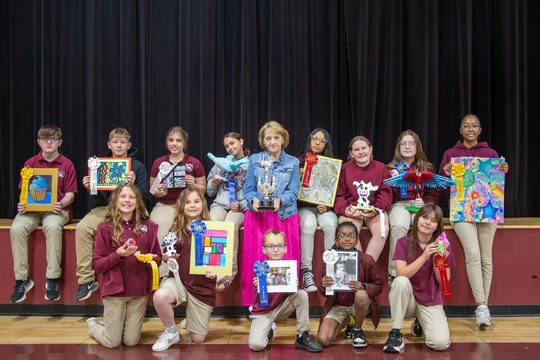 Peachtree Academy students excel at GAPPS Visual Arts Competition