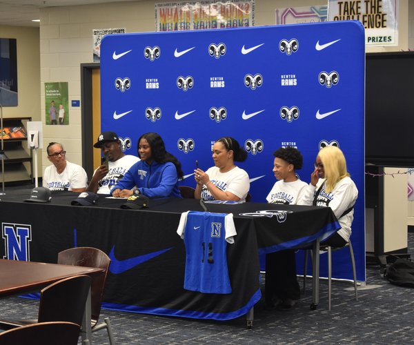 Aryanah Clark Signing, Newton Flag football